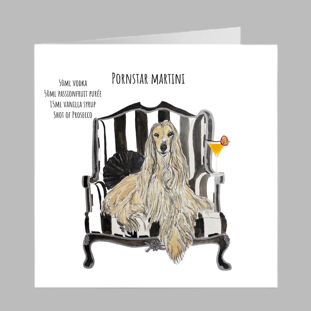 Pornstar Martini Greeting Card – Tammy Walters