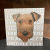 airedale terrier dog greeting card fun cute birthday