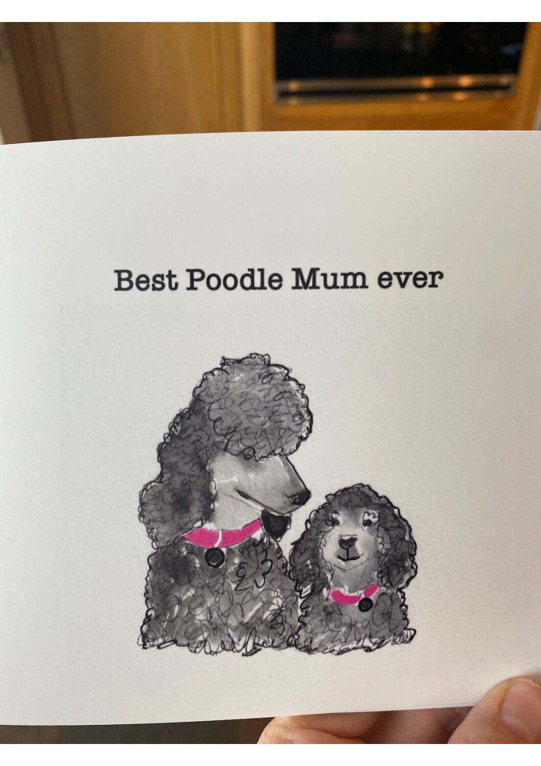 Best Poodle Mum Ever Greeting Card